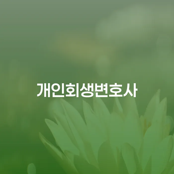 도림동 개인회생변호사를 통해 채무 해결하기