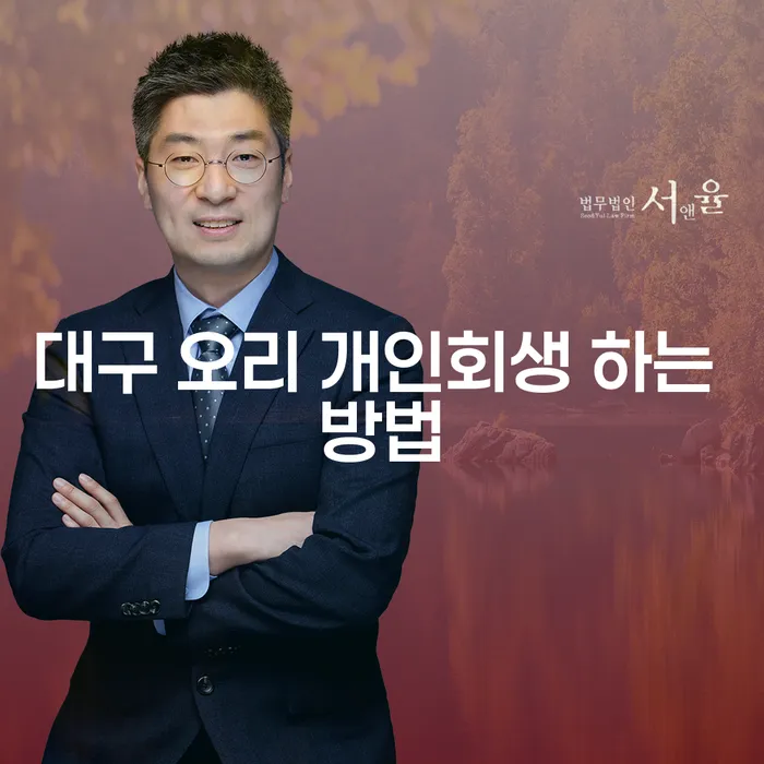 대구 오리 개인회생 하는 방법과 성공적인 채무 해결의 길