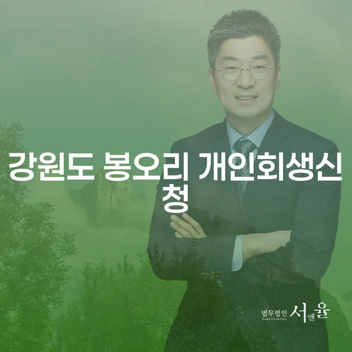 강원도 봉오리에서 개인회생신청을 고려해보셨나요?