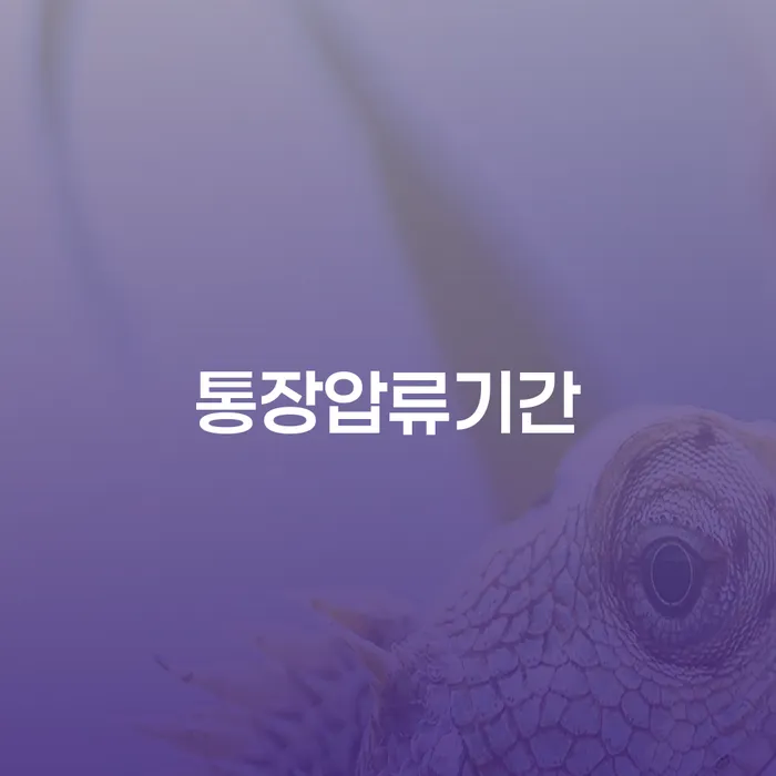 통장압류기간, 어떻게 해결할 수 있을까?
